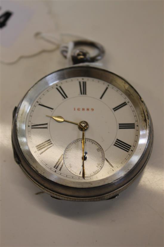 Silver pocket watch